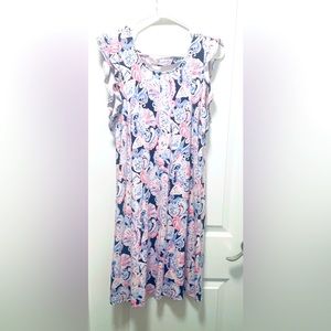 Lilly Pulitzer Dani Dress High Tide Navy NWT
